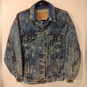 Vintage Levi's Acid Wash Jean Jacket